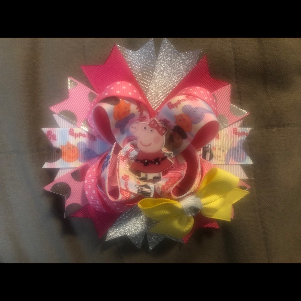 Peppe Pig Hair Bow